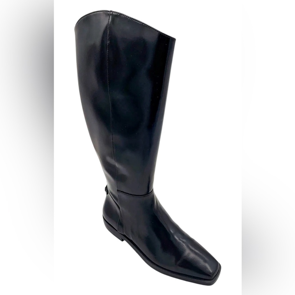 NEW Sam Edelman Women's Cesar Athletic Calf Riding Boot Black size 9.5